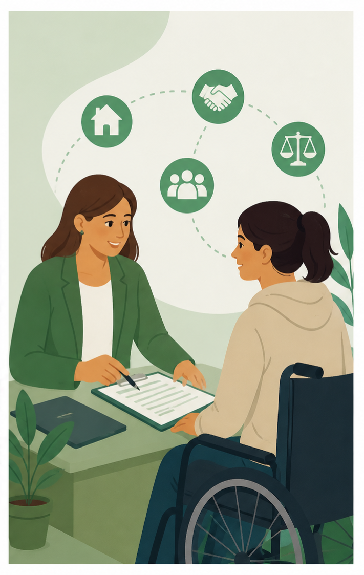 Violencia de género y discapacidad: claves para la detección, atención y derivación desde el ámbito social